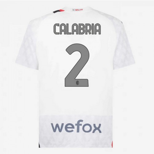 Günstige Fußballtrikots AC Mailand Calabria 2 Auswärtstrikot 2023-24 Kurzarm Günstige Fußballtrikots AC Mailand Calabria 2 Auswärtstrikot 2023-24 Kurzarm